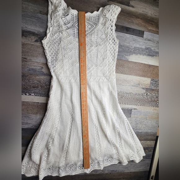 Polo Ralph Lauren 100% Cotton A-Line White Dress Large Slip Lined - Picture 12 of 13